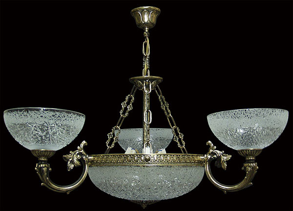 Люстра из хрусталя ХН-О-3+3 (180) Зима