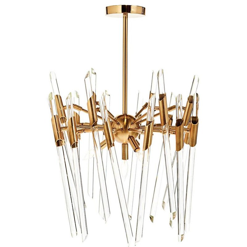 Люстра Ice Rods Chandelier brass 40.4407