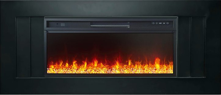 Каминокомплект Line 42 - Черный с очагом Vision 42 LED