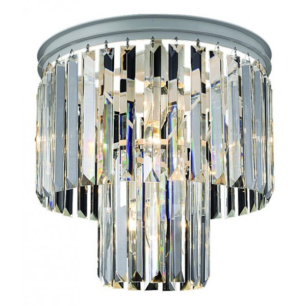 Потолочный светильник RH Odeon Clear Glass ceiling chandelier 2 Square Loft Concept 40.1156