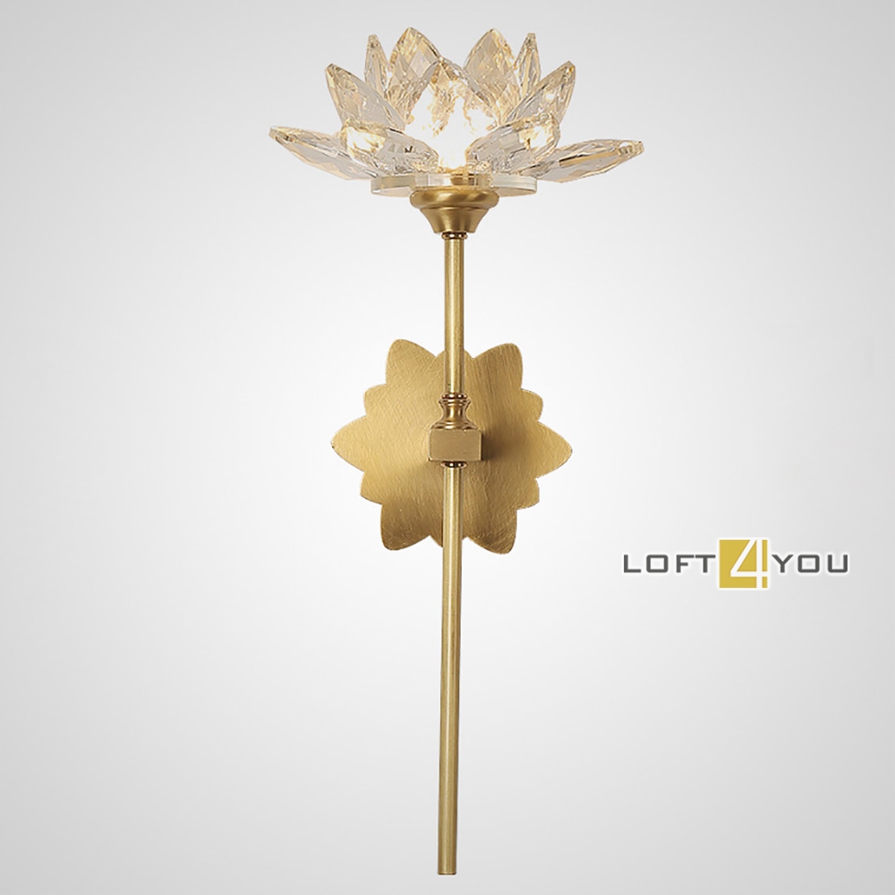 Бра Wish Brass Flower L03674