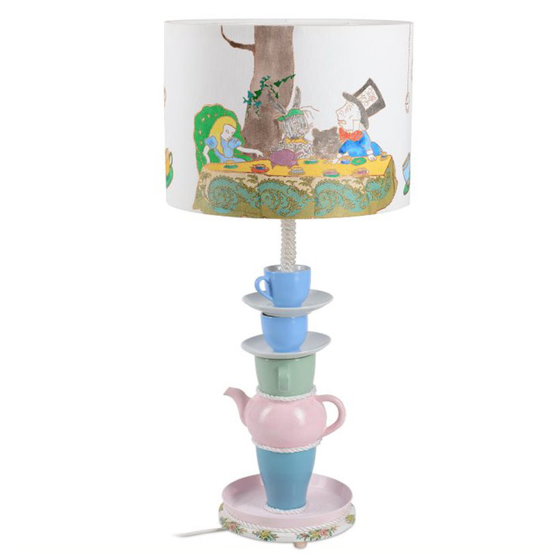 Настольная лампа Алиса в стране чудес | чашки и блюдца