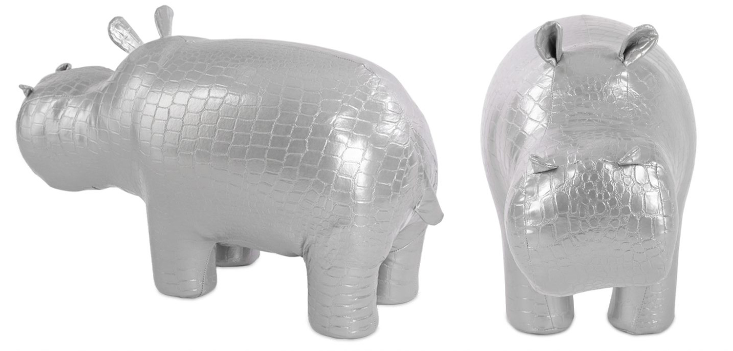 Пуф Бегемот Poof Hippo silver 06.233