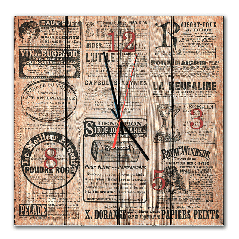 Часы OLD NEWSPAPER Loft Concept 64.028-3