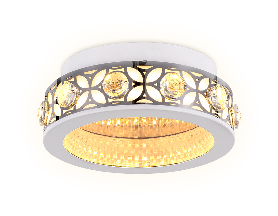 Настенно-потолочный светодиодный светильник с хрусталем Ambrella Light FA9420