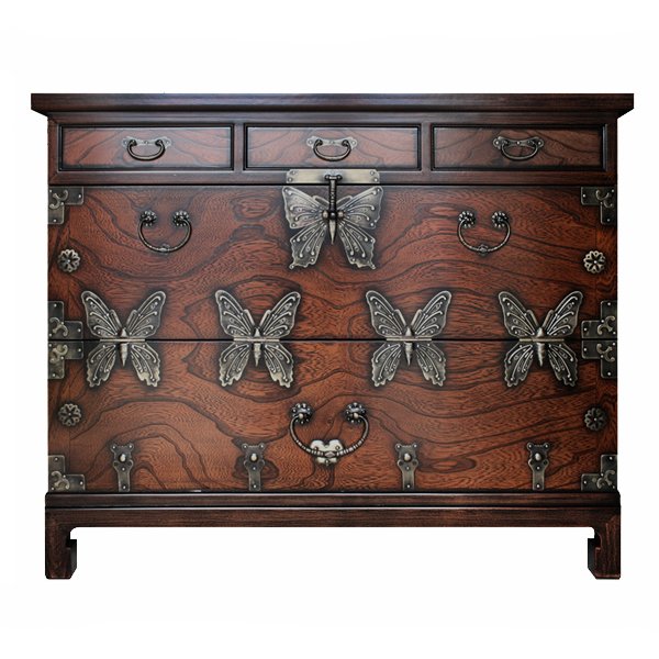 Китайский комод Chinoiserie chest of drawers Butterfly 10.055
