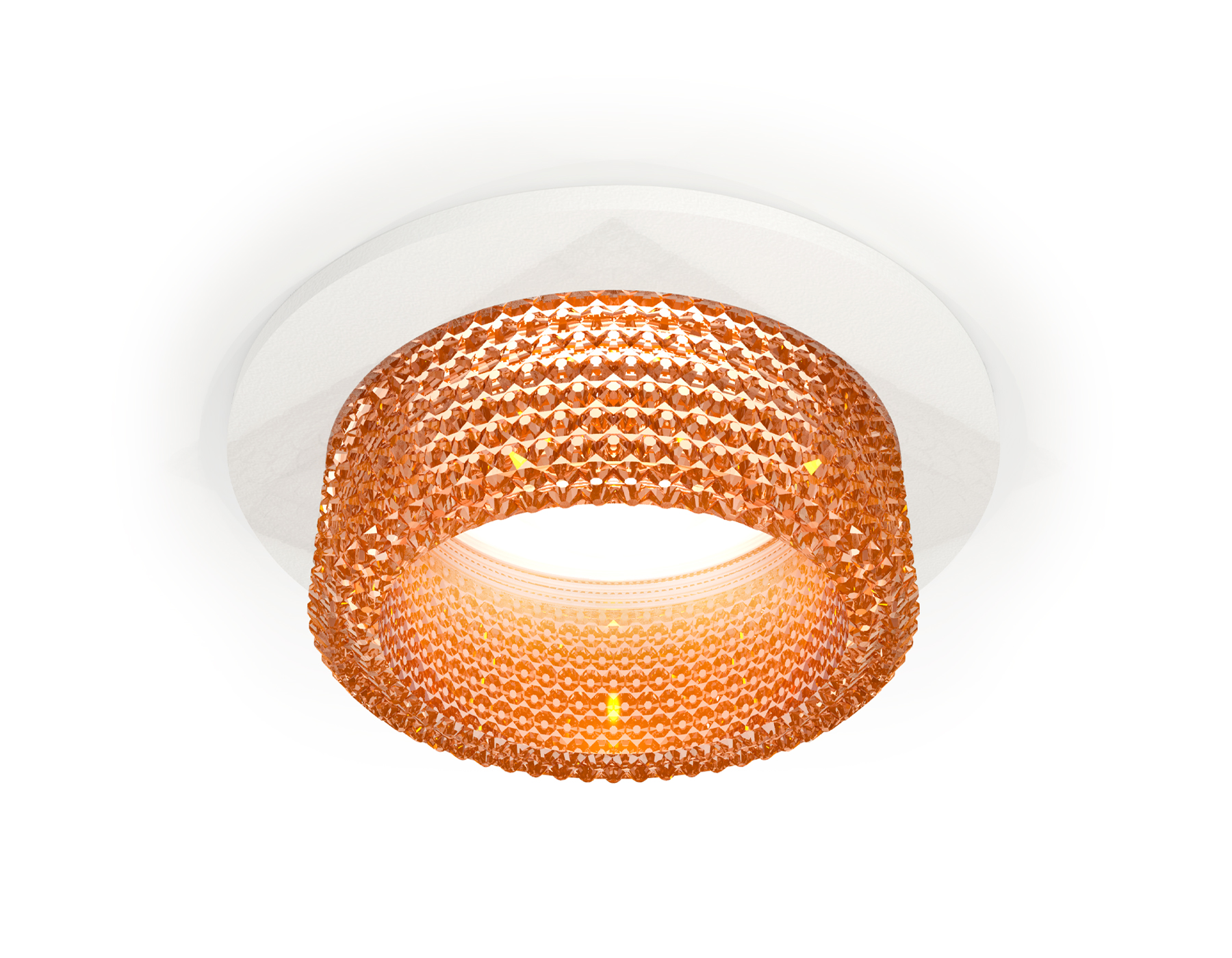 Комплект встраиваемого светильника с композитным хрусталем Ambrella Light XC6512044