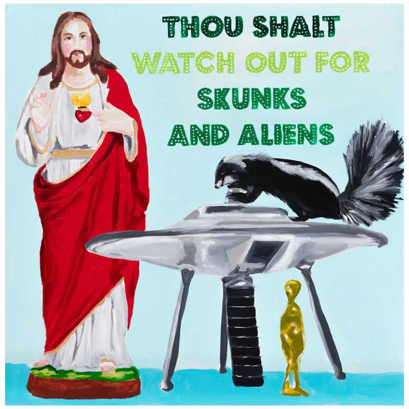 Картина Thou Shalt Watch Out for Skunks and Aliens Loft Concept 80.459-1