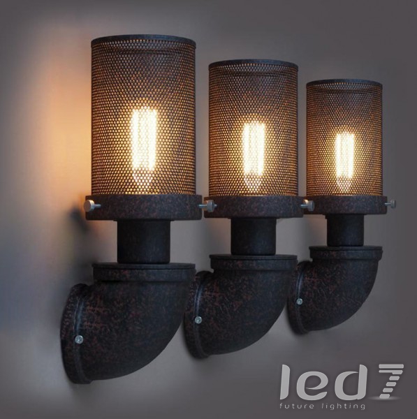 Светильник LED7 Future Lighting Loft Industry Wall Net Pipe