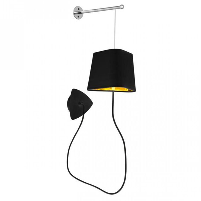 Бра Designheure Lighting Black Wall Lamp 44.2192-3
