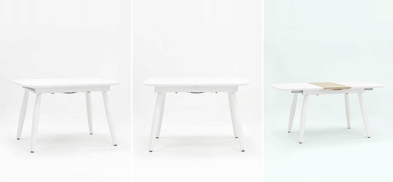 Стол обеденный Grunge Collection цвет белый Loft Concept 16.260-4
