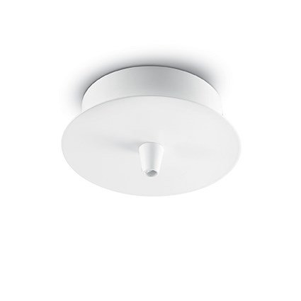 Потолочная чаша Ideal Lux ROSONE METALLO 1 LUCE ROUND BIANCO