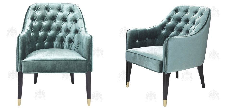 Кресло Eichholtz Chair Cyrus Turquoise 01.112508
