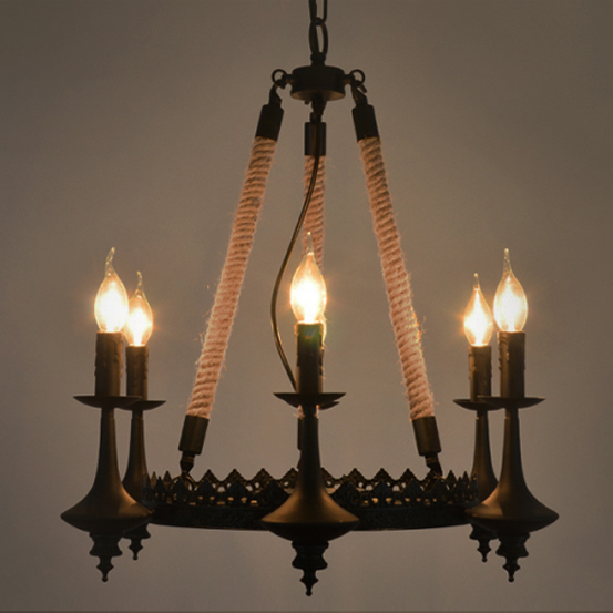 Люстра 6-Light Rustic Chandelier Loft Concept 40.915