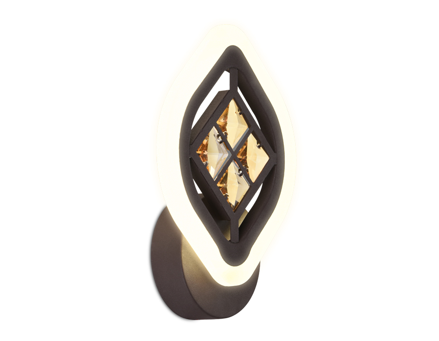 Настенный светодиодный светильник с хрусталем Ambrella Light FA278