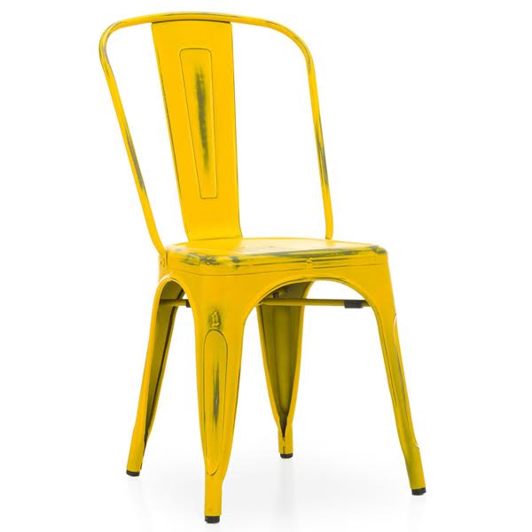 Кухонный стул Tolix Chair Vintage Yellow designed by Xavier Pauchard in 1934 03.120