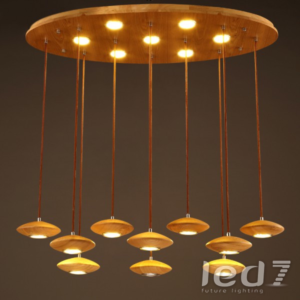 Светильник LED7 Future Lighting Wood Design - Ufo Chandelier