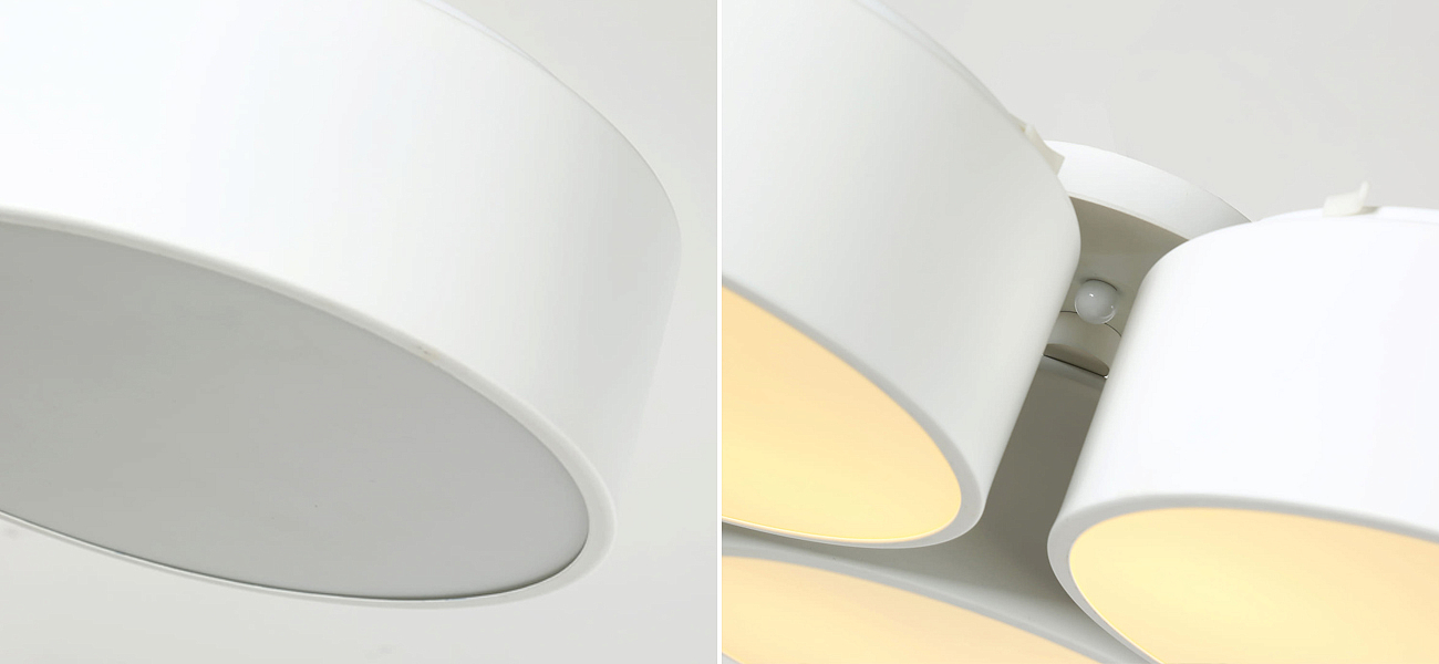 Белый потолочный светильник Skylight 3 плафона Loft-Concept 48.586-3