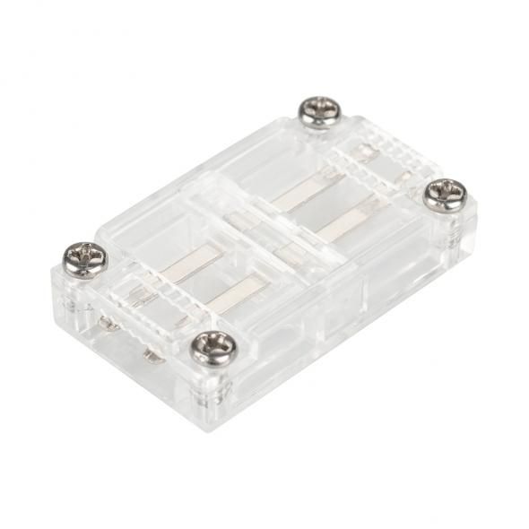 Коннектор прямой для ленты ARL-50000PV (15.5x6mm) прозрачный Arlight 027067