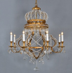 Подвесная люстра L'Arte Luce Luxury Corona L28818 с элементами из хрусталя