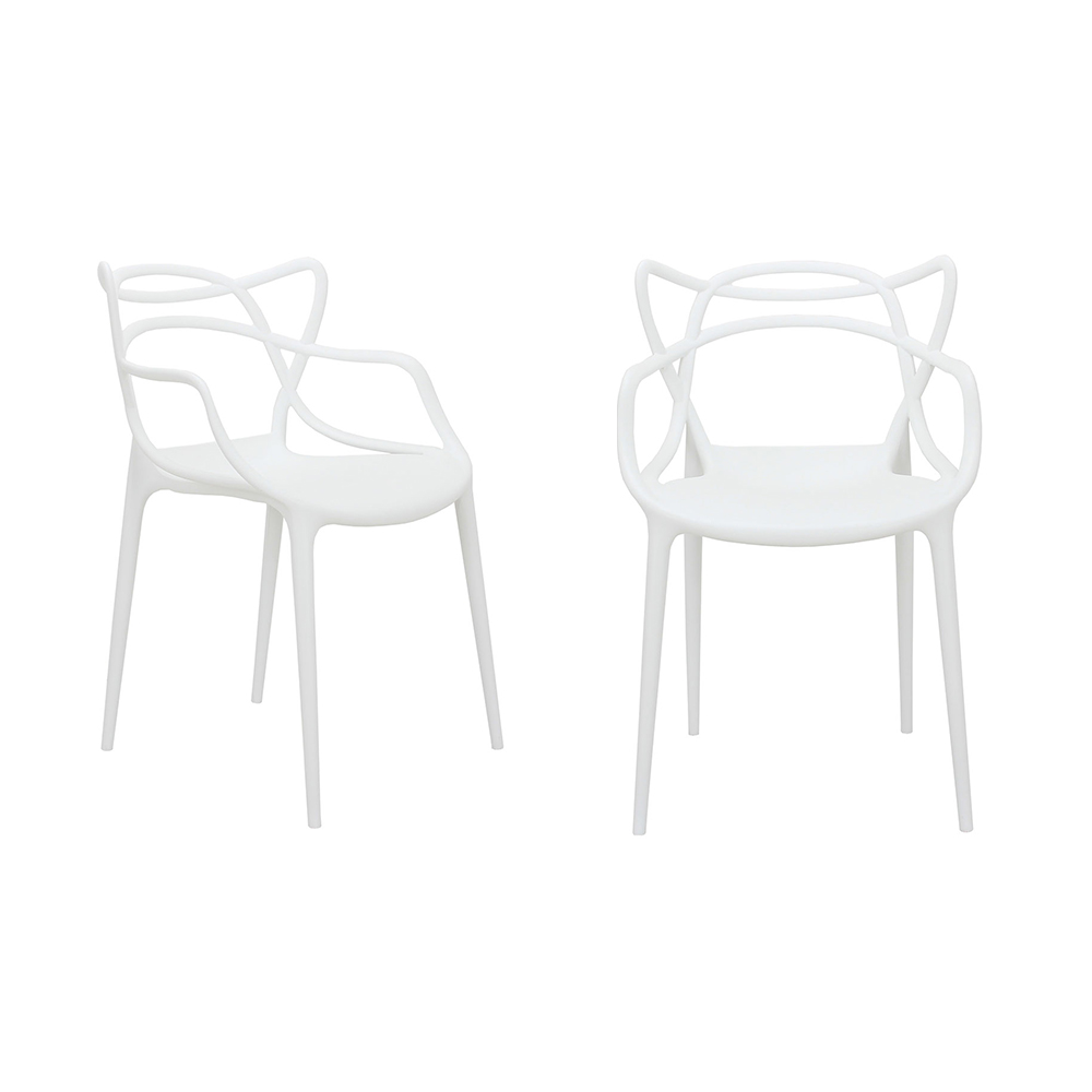 Комплект из 2-х стульев Masters белый Bradexhome FR 0215P