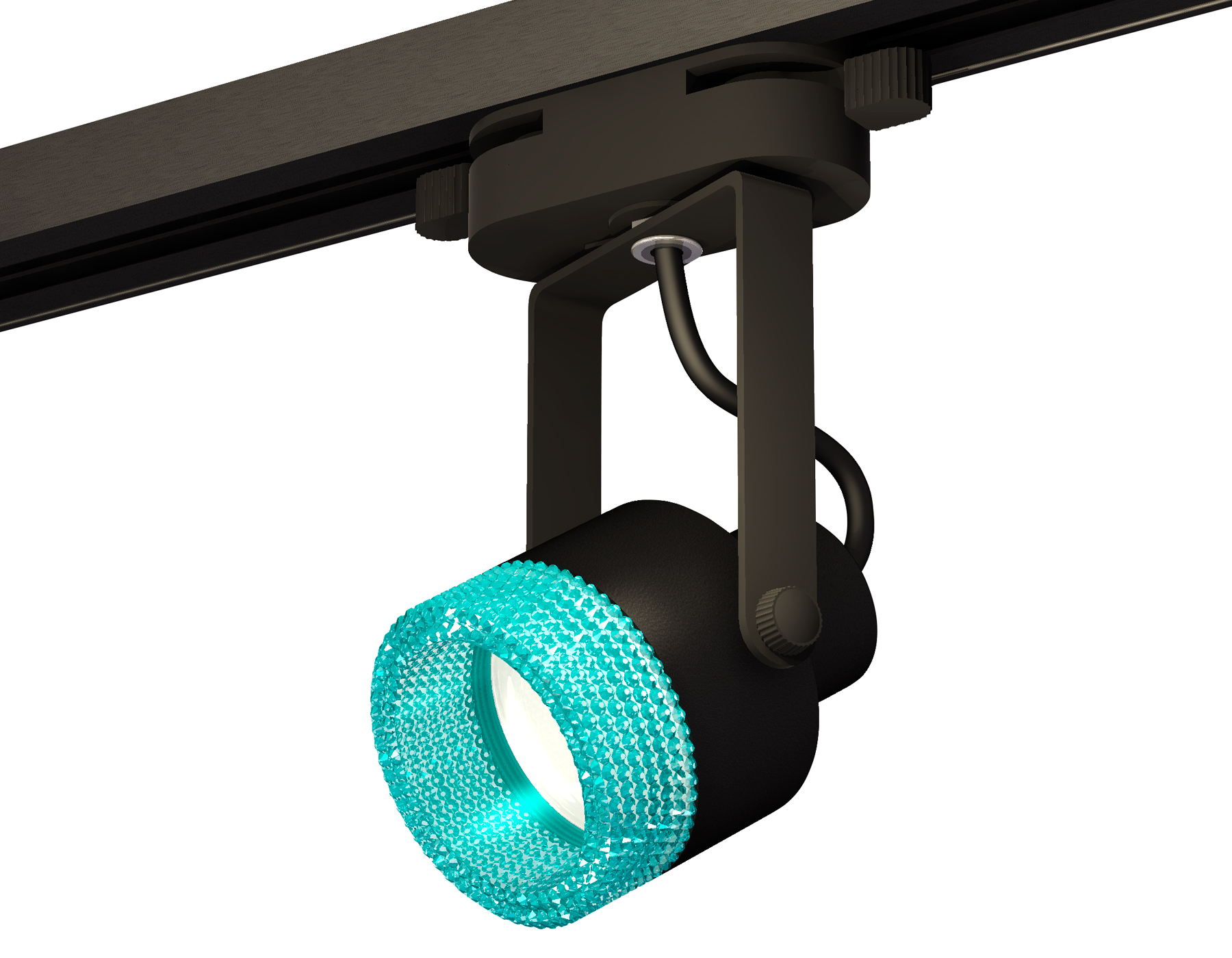 Комплект трекового однофазного светильника с композитным хрусталем Ambrella Light XT6602063