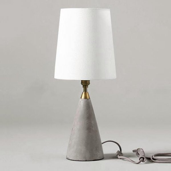 Настольная лампа Concrete Stone Table Lamp Cone