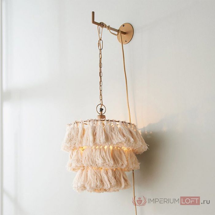 Подвесной светильник Tassel Wall Бежевый Tassel-Wall01 141055-26