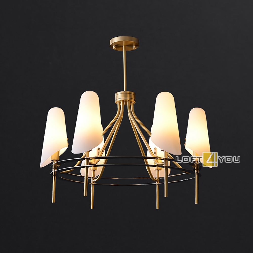 Дизайнерская люстра Porto Brass Light L08625