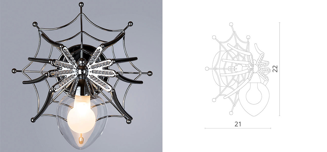 Бра Паук с паутиной Spiders lamp Loft-Concept 44.1977-2