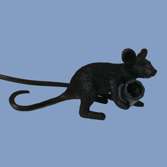 Настольная лампа SLT Mouse Lying Черная Imperium Loft 191633-22
