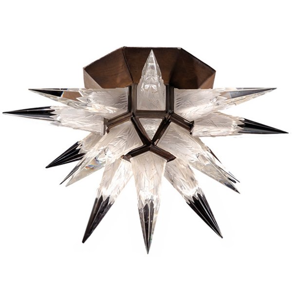 CHARLES J. WEINSTEIN Starburst Rare ceiling light