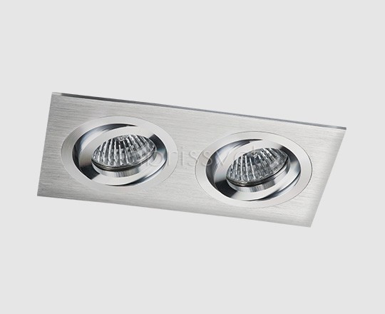 Встраиваемый светильник ITALLINE SAG203-4 silver/silver