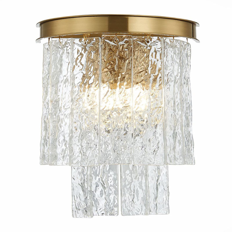 Бра Renea Textured Glass Wall Lamp Brass Loft-Concept 44.1557-3