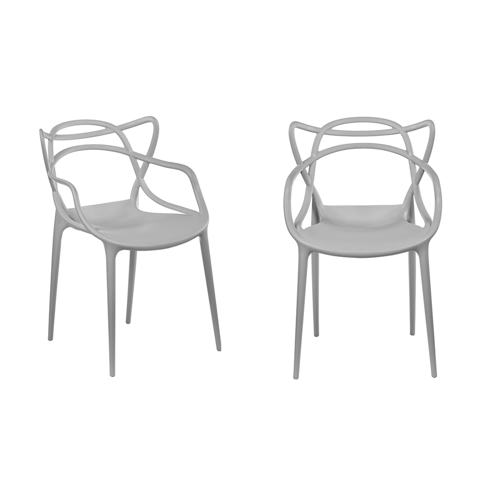Комплект из 2-х стульев Masters серый Bradexhome FR 0133P