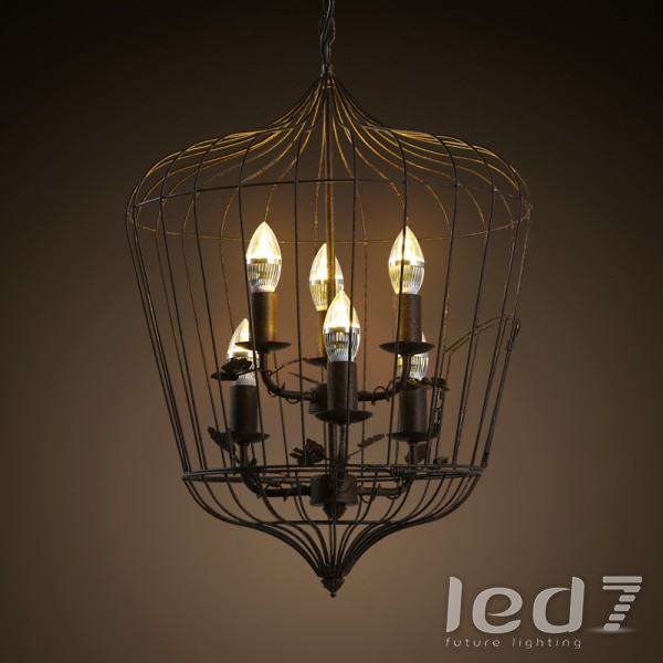 Светильник LED7 Future Lighting Loft Industry - Netting Chandelier2