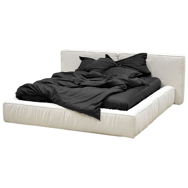 Кровать двуспальная с подъёмным механизмом Madelyn Bed White 08.051-2