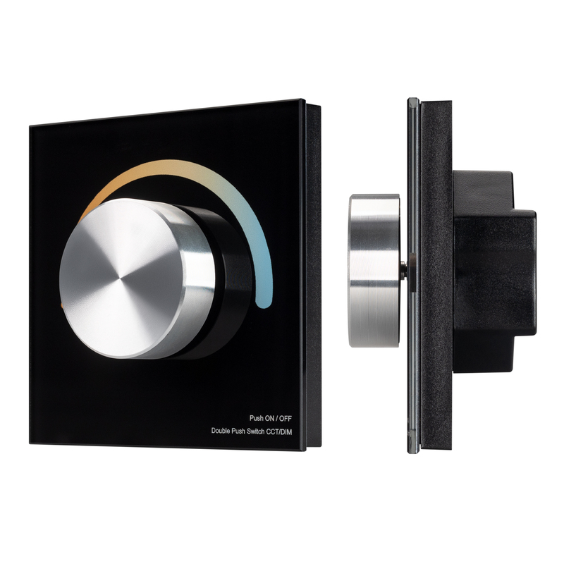 Панель Arlight Smart-P2-Mix-G-IN Black (3V, Rotary, 2.4G) 033755