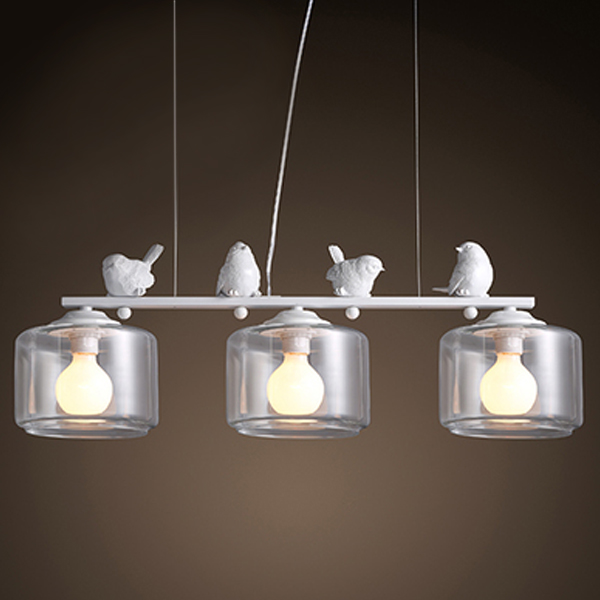 Светильник Provence Bird Pendant Line 3 cylinder Loft Concept 40.1712