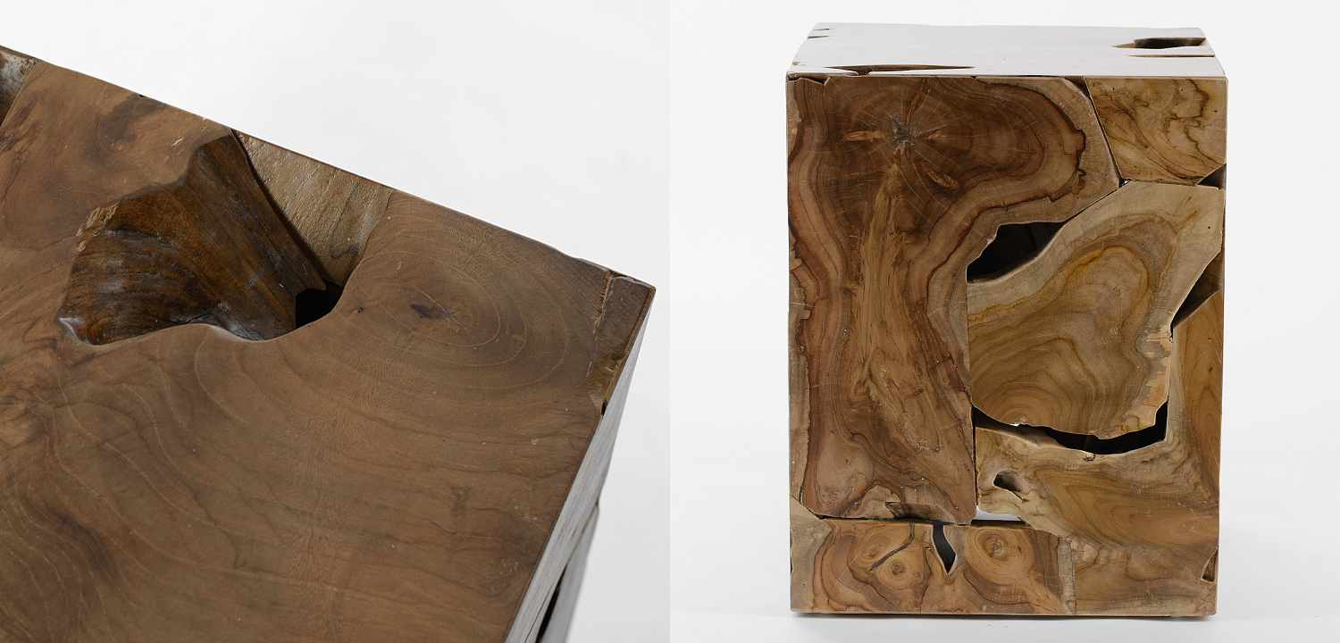 Приставной стол Wooden Cube Side Table 18.150