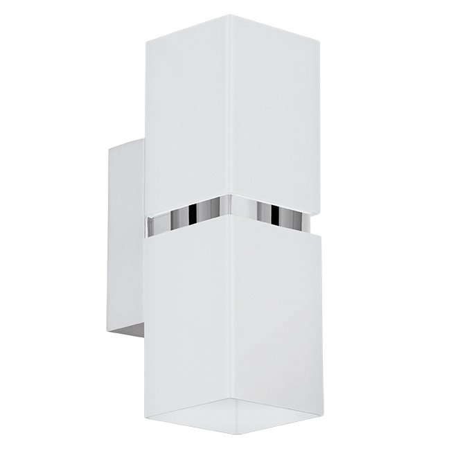 Бра Lestor double square chrome white 44.166 Loft-Concept