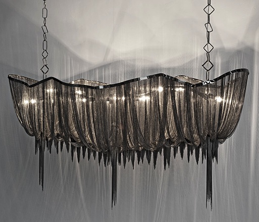 Люстра Atlantis Aluminium Chain Chandelier Loft Concept 40.274