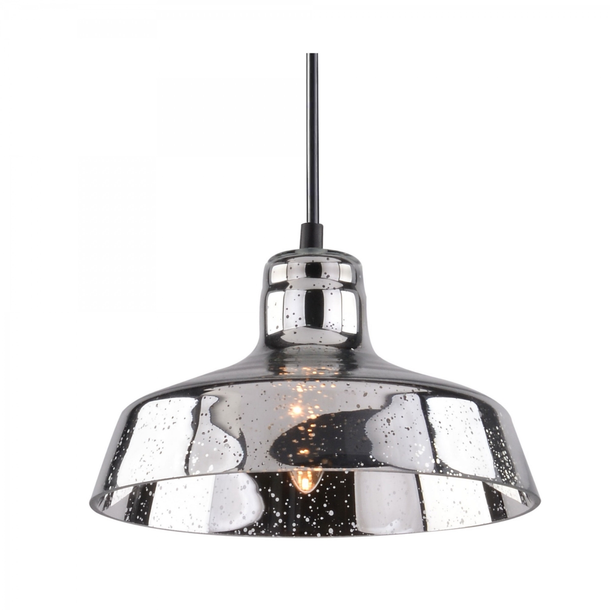 Подвесной светильник Drops Glass Barn Filament Pendant Polished Nickel Loft Concept 40.1992