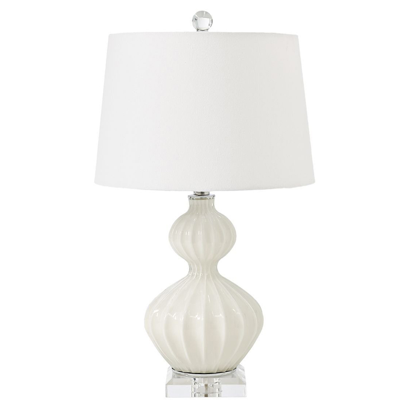 Настольная лампа Loraine White Table lamp