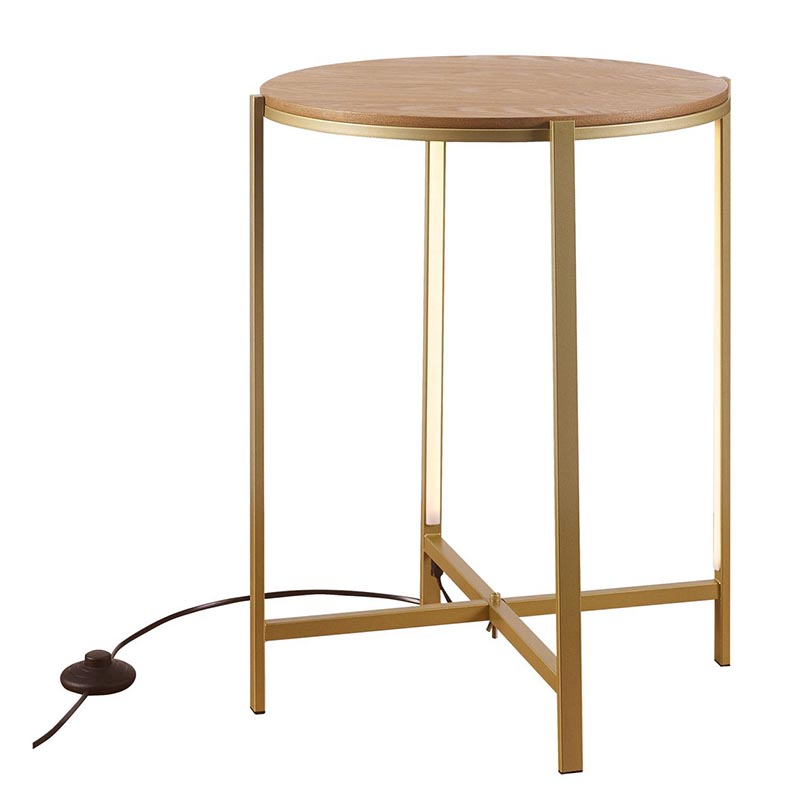 Приставной стол Kelin Side Table Bronze LED 18.486-2