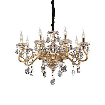 Подвесная люстра Ideal Lux NEGRESCO SP8 ORO