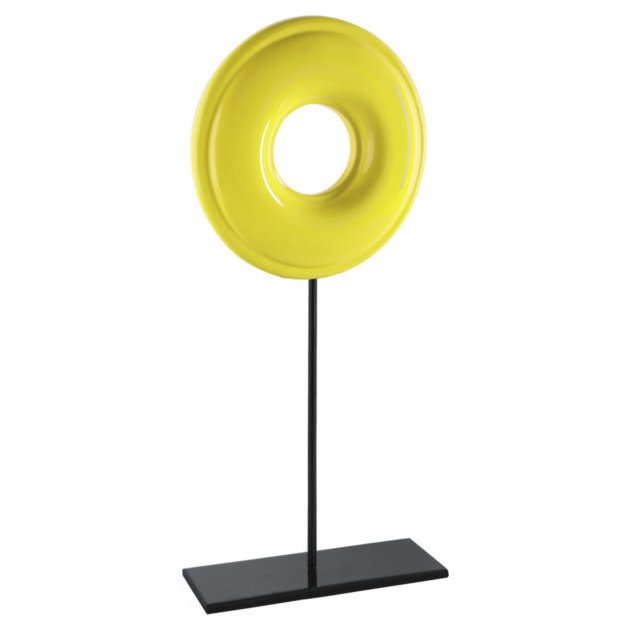 Аксессуар желтый диск на подставке S Loft Concept 60.285