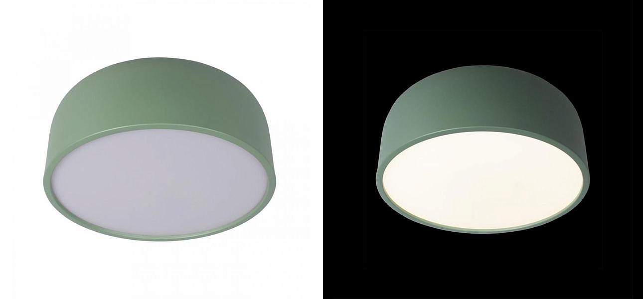 Светильник потолочный круглый Color cup Green Loft-Concept 48.510-3