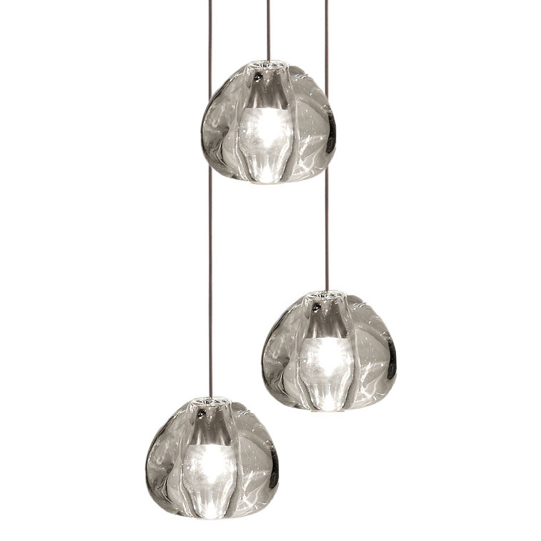 Mizu 3 Three Pendant Chandelier by Terzani TZ30027