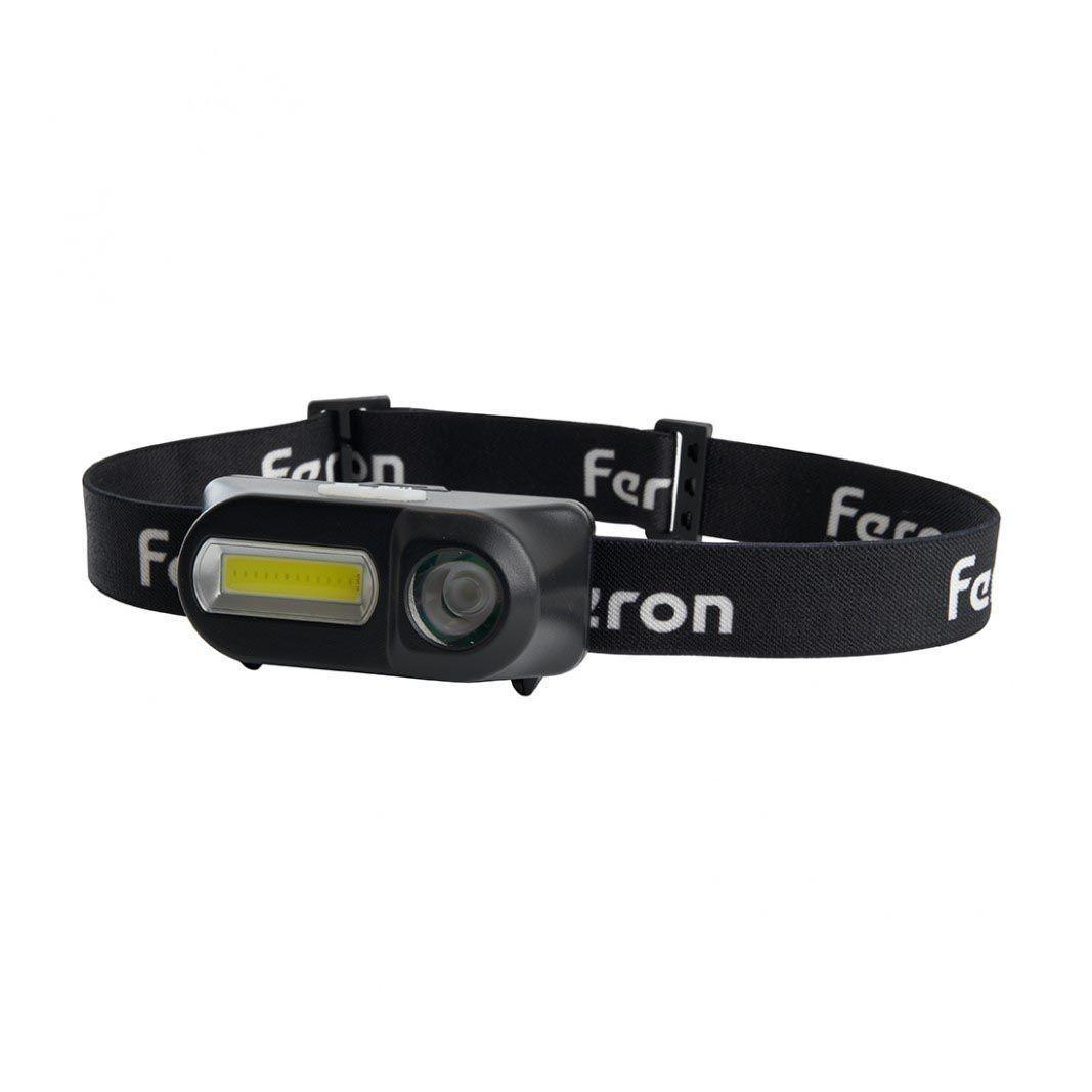 Налобный светодиодный фонарь Feron TH2309 аккумуляторный 70х20 200 лм 41713